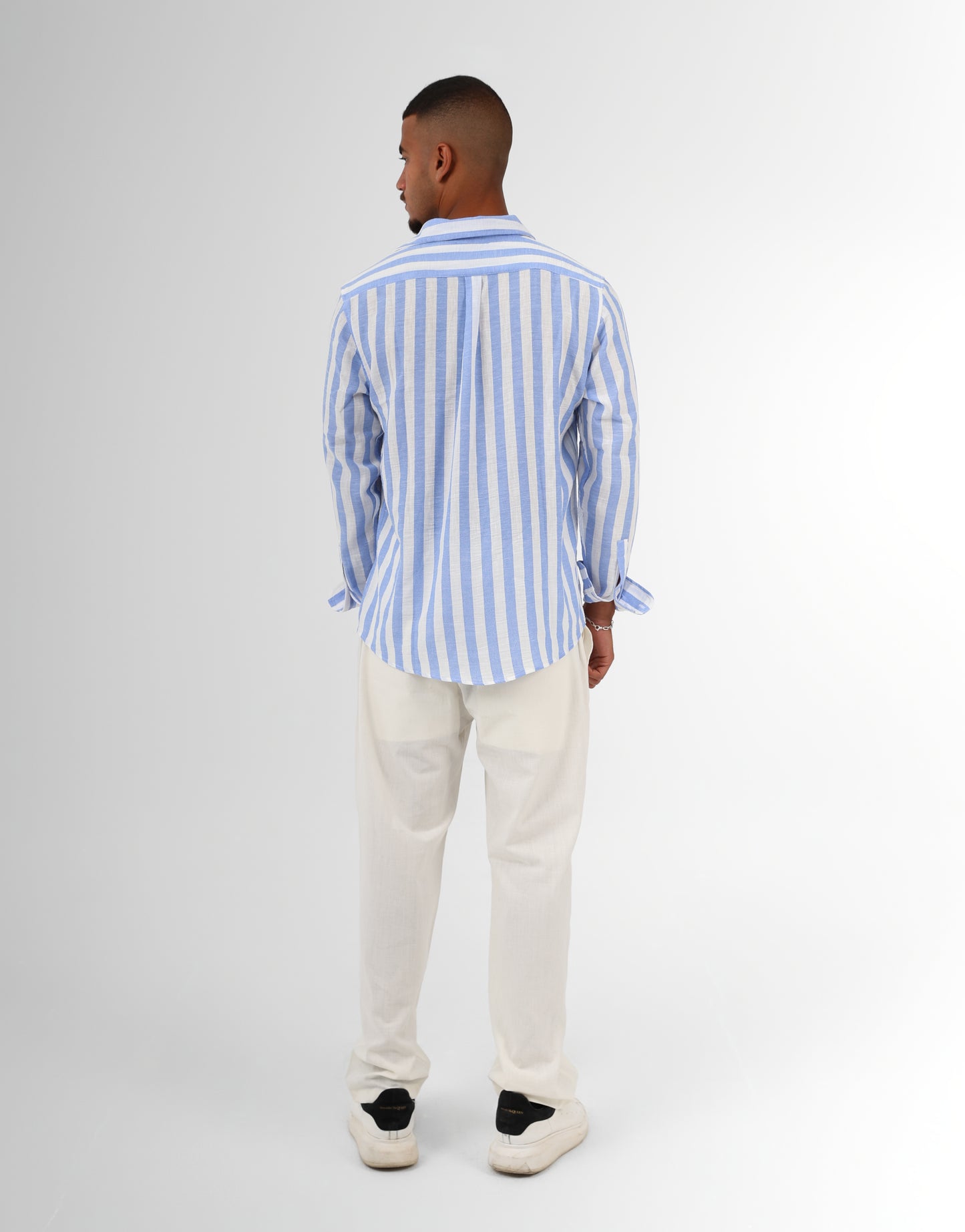 Blue ocean linen-shirt